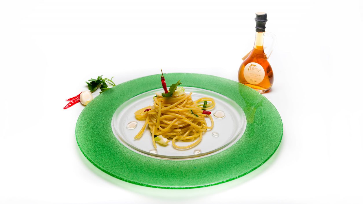 Spaghetti con colatura di alici