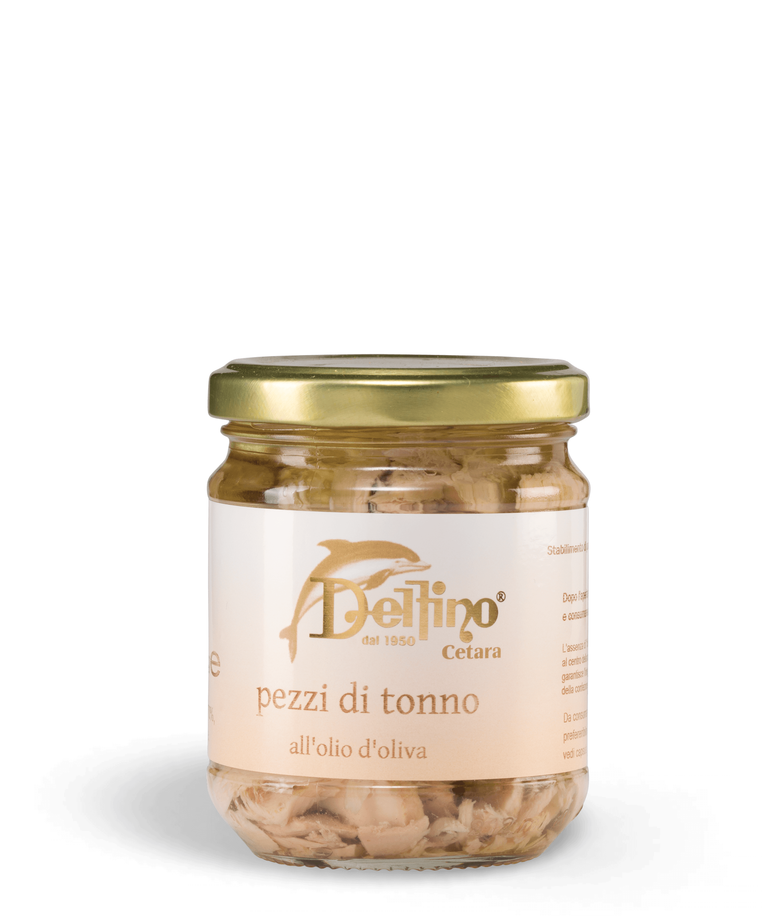 Pezzi di tonno in olio d'oliva