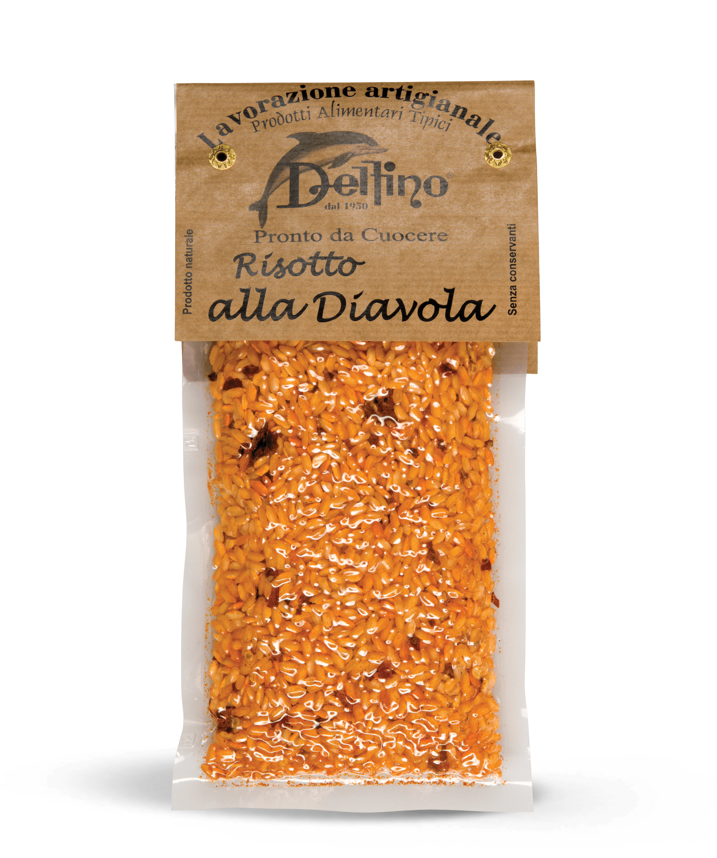 Risotto alla Diavola pronto da cuocere - Linea Terra Delfino Battista