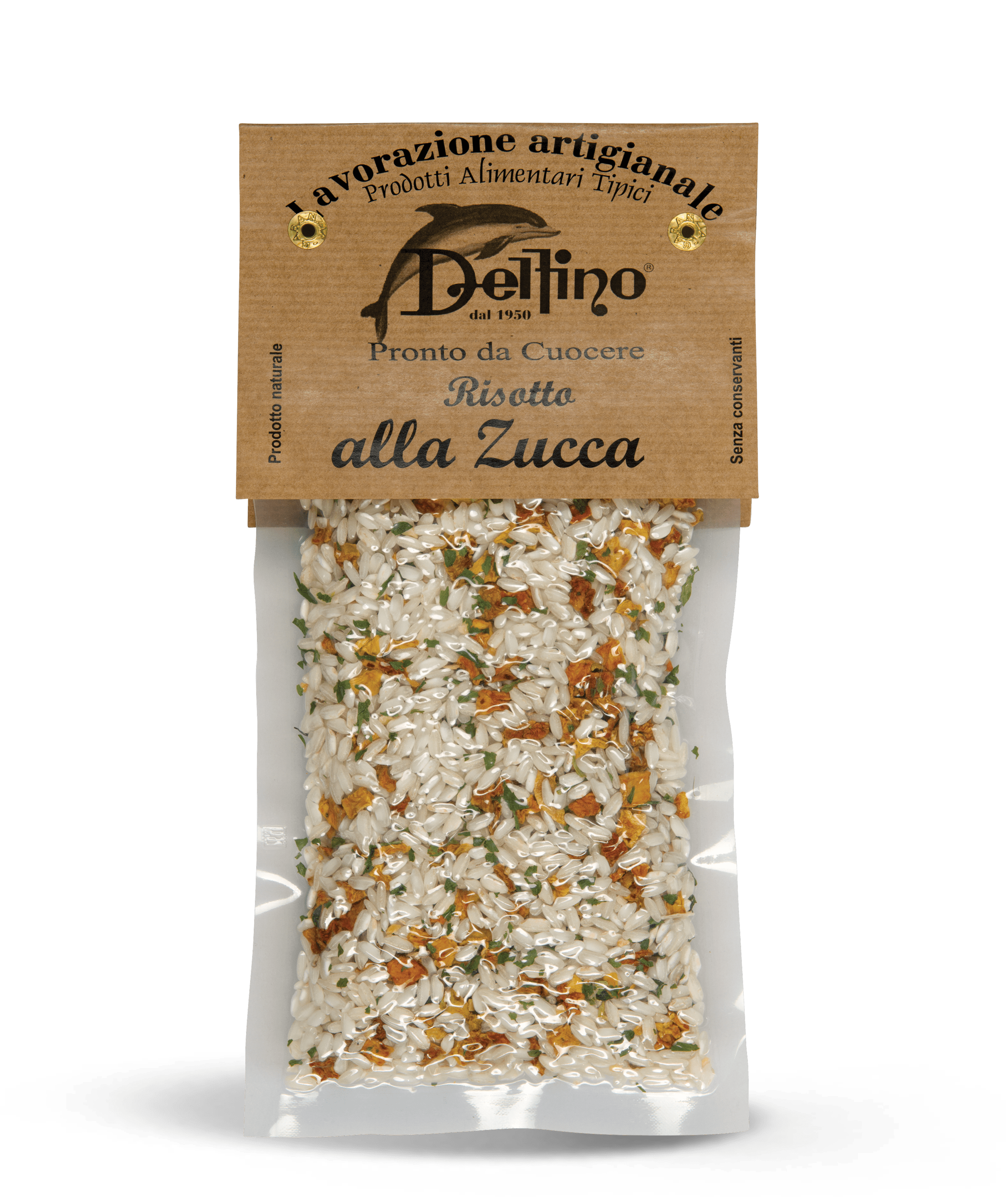 Risotto alla zucca pronto da cuocere - Linea Terra Delfino Battista